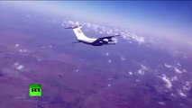 Syria aid drop: 1st Russian air force humanitarian mission (FULL HD)