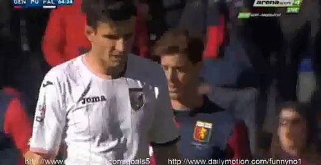 Red Card Siniša Anđelković  Genoa 1-0 Palerno Serie A