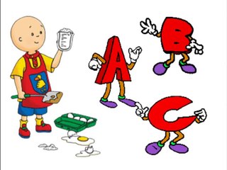 CAILLOU - abecedario - alfabeto en español para niños - cancion del abc - 2016