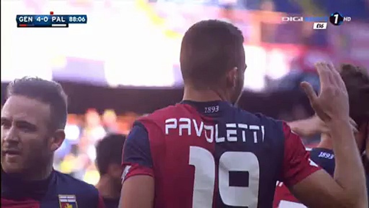 4-0 Leonardo Pavoletti Super Goal HD - Genoa 4-0 Palermo Serie A