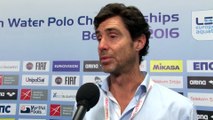 Interviews after Spain won by 26:3 against Germany – Women Preliminary, Belgrade 2016 European Championships