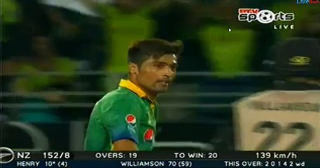 Muhammad Aamir’s First Wicket in Internation Cricket After 5 Years Wait