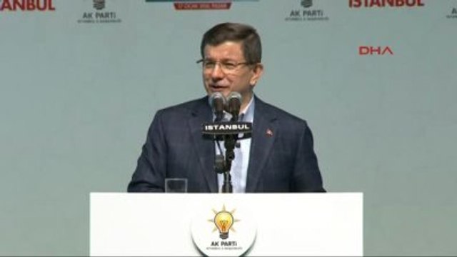 Başbakan Davutoğlu, AK Parti İstanbul İl Danışma Meclisi Toplantısında Konuştu