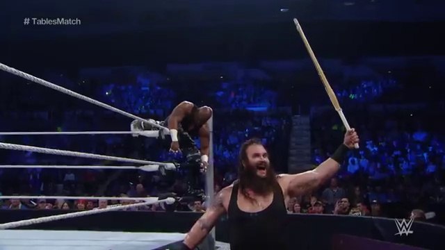 The Dudley Boyz-vs-Luke Harper Erick Rowan Tables Match SmackDown