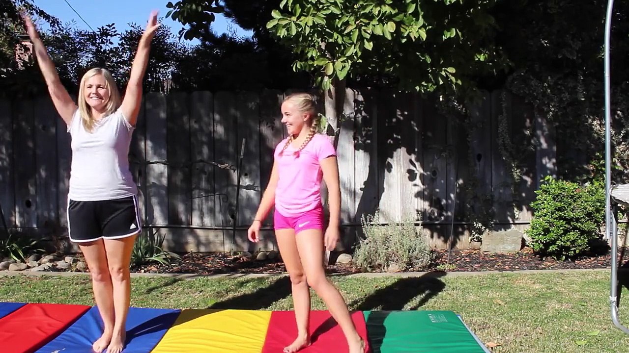 Teaching My Mom Gymnastics