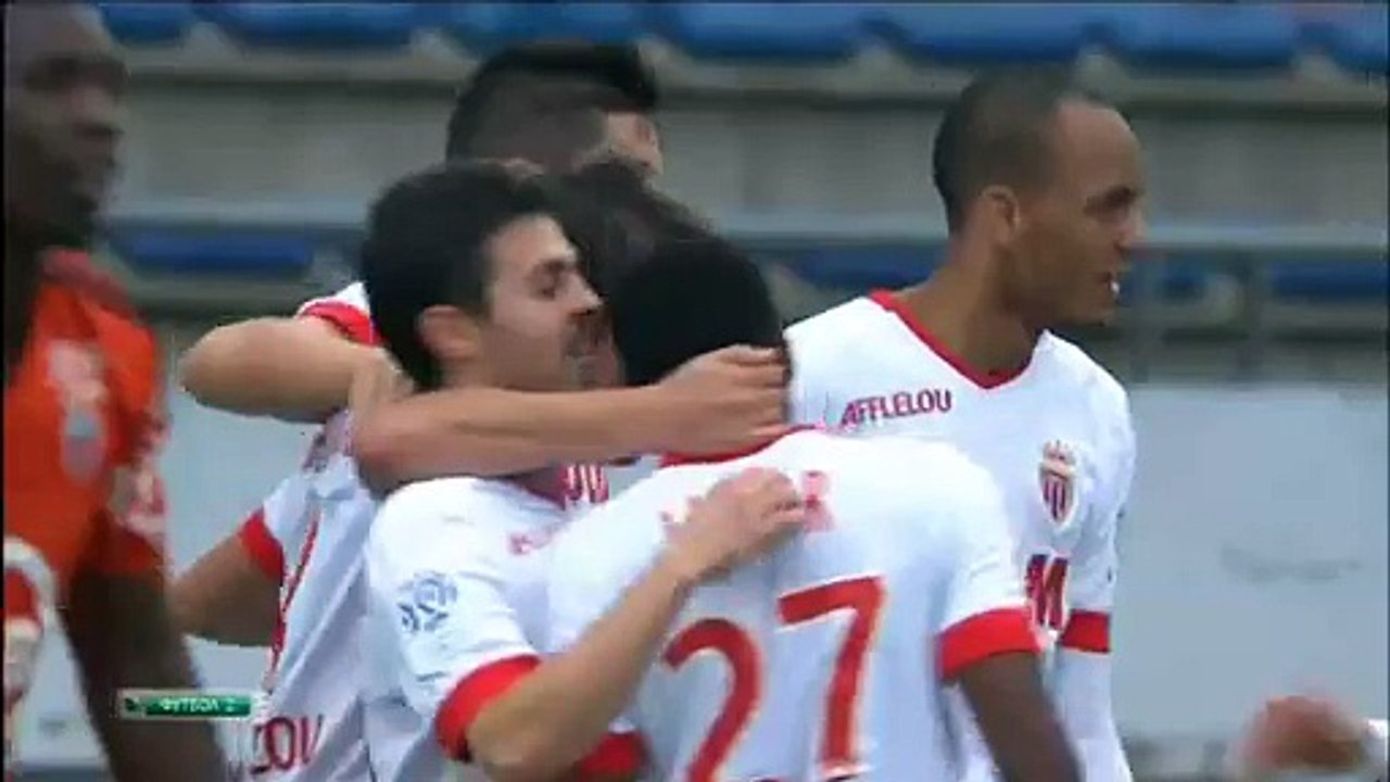 0-1 Thomas Lemar Goal | Lorient v. Monaco - 17.01.2016 HD