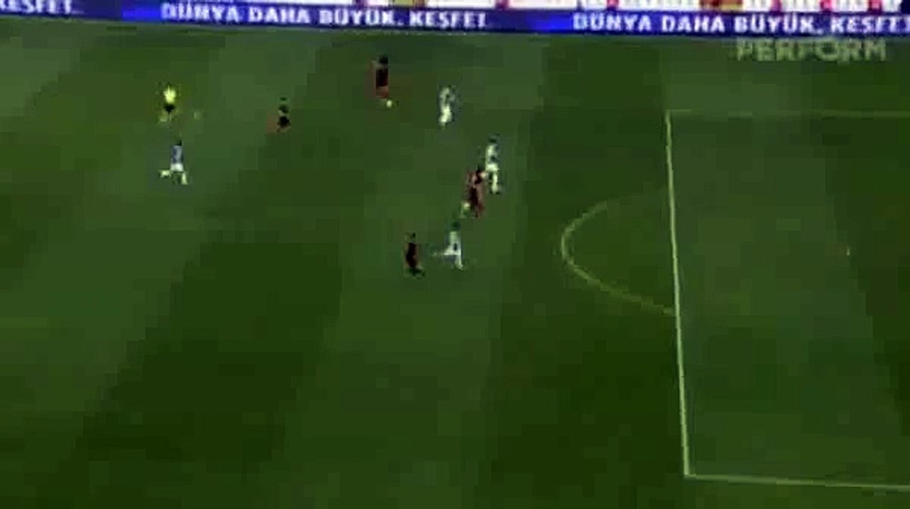 Oscar Cardozo goal - Bursaspor 0 - 2t Trabzonspor - 17-01-2016