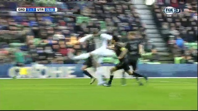 1-1 Alexander Sørloth Goal Holland Eredivisie - 17.01.2016, FC Groningen 1-1 FC Utrecht