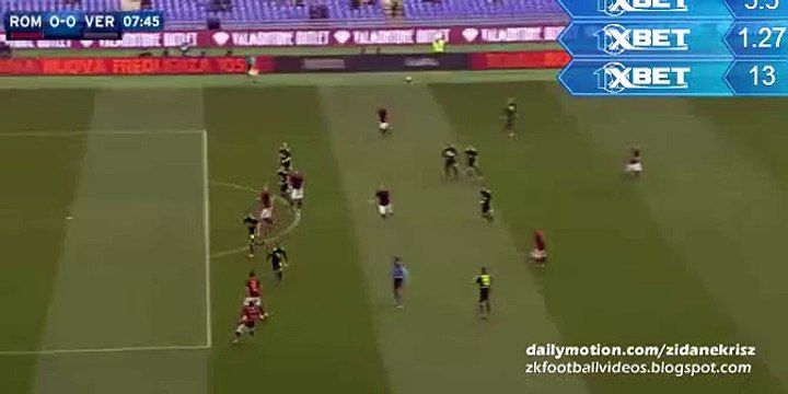 Radja Nainggolan Big Chance - AS Roma v. Hellas Verona 17.01.2016 HD
