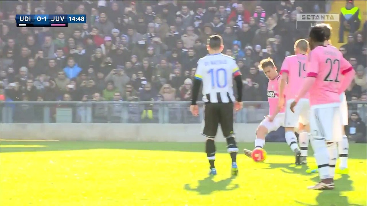 0-1 Paulo Dybala Goal Italy  Serie A - 17.01.2016, Udinese Calcio 0-1 Juventus FC