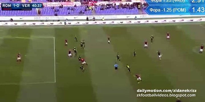 1-0 Radja Nainggolan - AS Roma v. Hellas Verona 17.01.2016 HD