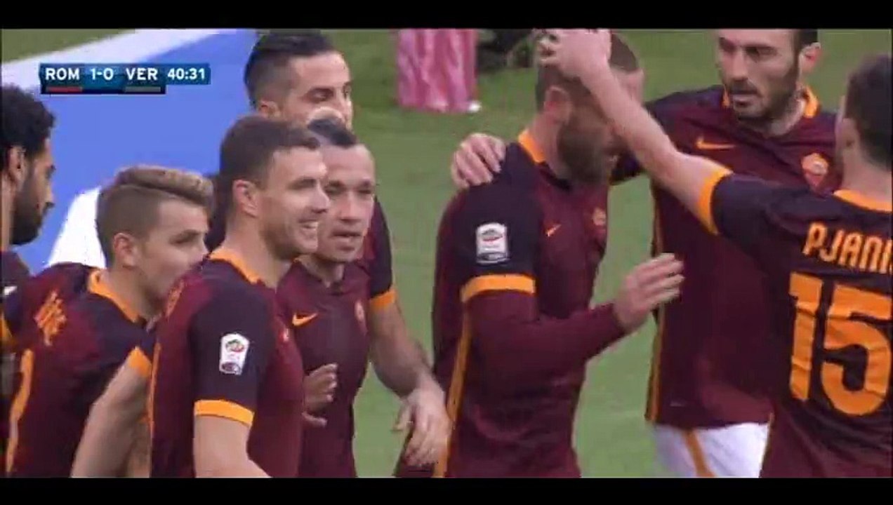 Nainggolan Goal HD - AS Roma 1-0 Verona - 17-01-2016