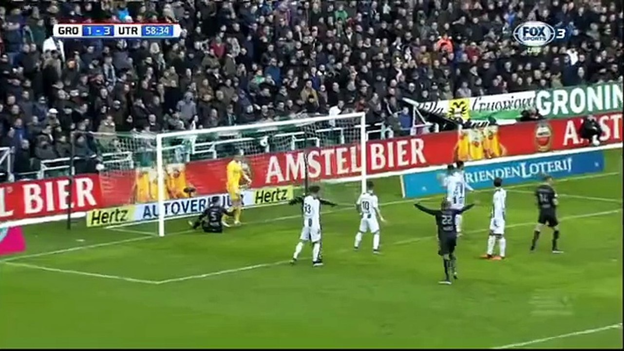 1-3 Christian Kum Goal Holland  Eredivisie - 17.01.2016, FC Groningen 1-3 FC Utrecht