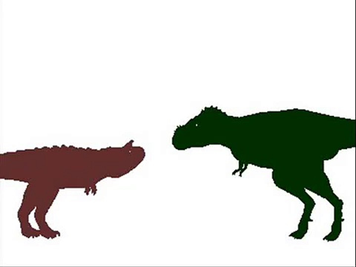 Dinosaur Territories Tyrannosaurus rex vs Carnotaurus