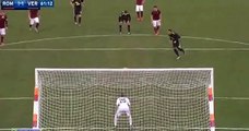 GOOOOOAL (Penalty) Pazzini G. Goal - AS Roma 1 - 1 Verona - 17-01-2016