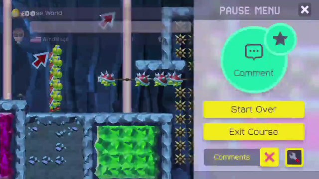 Super Mario Maker - Viewer Levels - Name: Mario Dash #10 Art of the Dash! - ID: 5BE2-0000-018F-742C