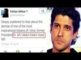 Farhan Akhtar Best Reply on APJ Abdul Kalam Tweet Controvercy