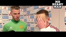 Liverpool 0-1 Manchester United - Wayne Rooney & David de Gea Post Match Interview