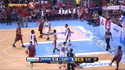 FINALS G1  ALASKA VS SAN MIGUEL - Q4   Philippine Cup 2015-2016