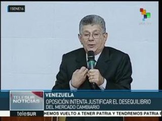 Venezuela: oposición intenta justificar el desequilibrio cambiario