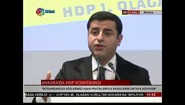 Demirtas Türkiyenin en iyi partisi biziz.yilmak yok yola devam