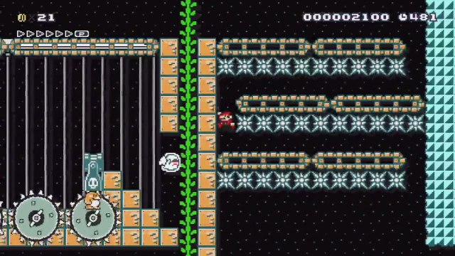 Super Mario Maker - Viewer Levels - Name: Semi-automatic Mario - ID: DEFUNCT CODE