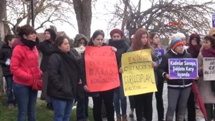 Antalya'da Hdp'li Kadınlar Operasyonları Protesto Etti