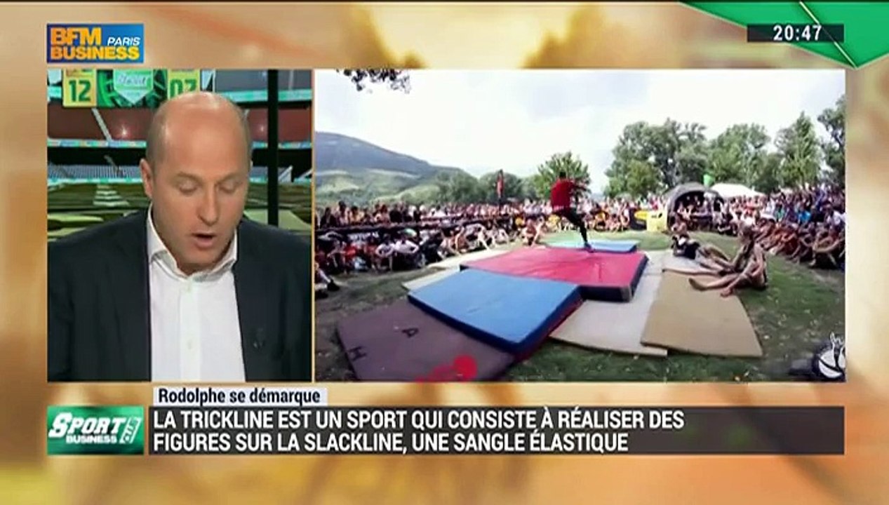 Rodolphe se démarque: Trickline, une discipline pour réaliser des figures sur une corde élastique - 17/01