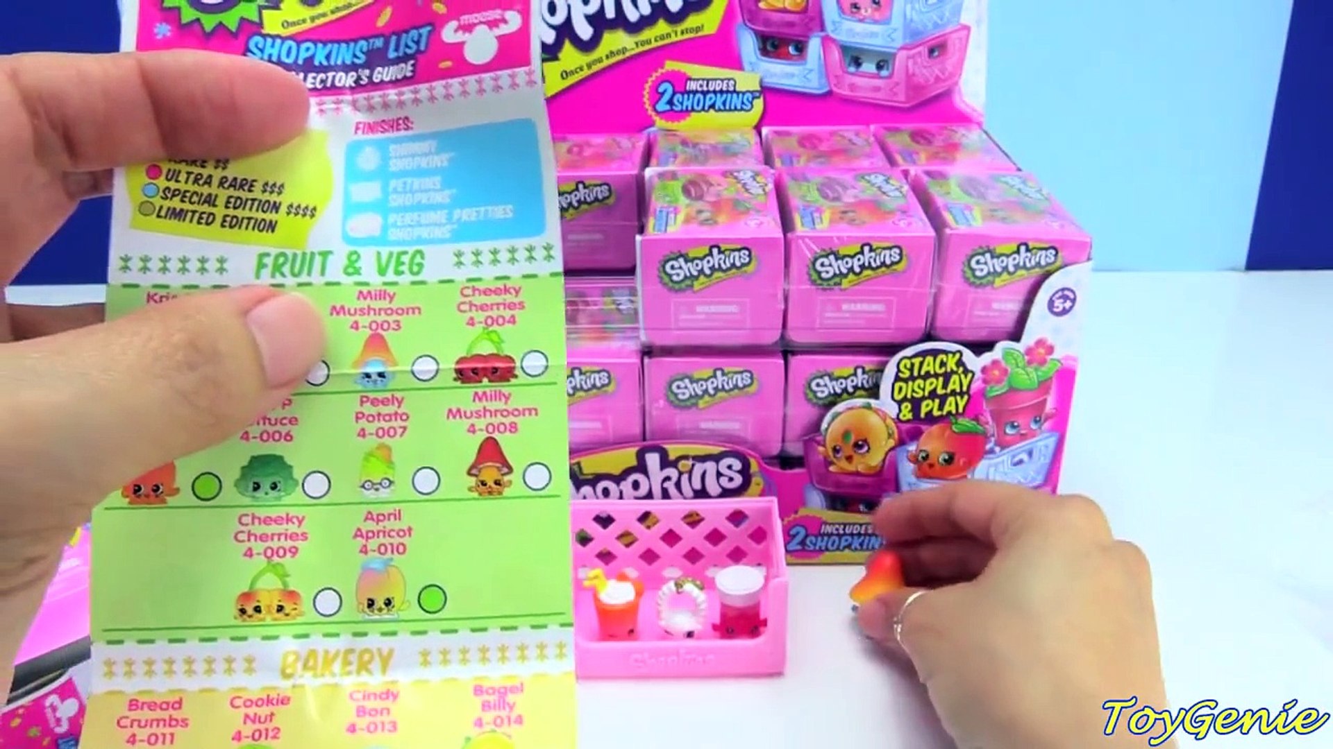 Shopkins Season 4 Full Case 30 Crates Baskets With 8 Ultra Rare Finds Video Dailymotion