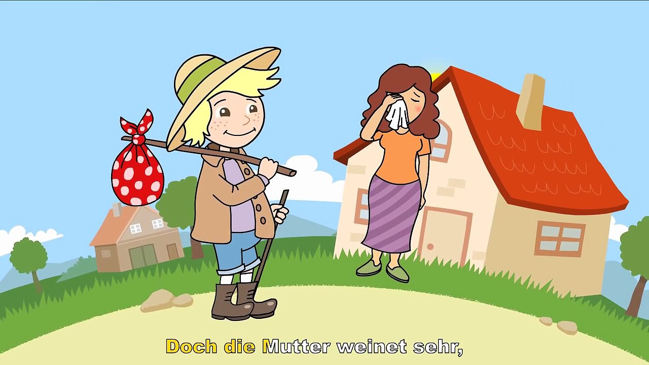 Ein Hut Ein Stock Ein Regenschirm Kinderlied