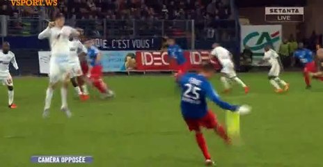 Ronny Rodelin Goal - Caen 1 - 2 Marseille - 17-01-2016