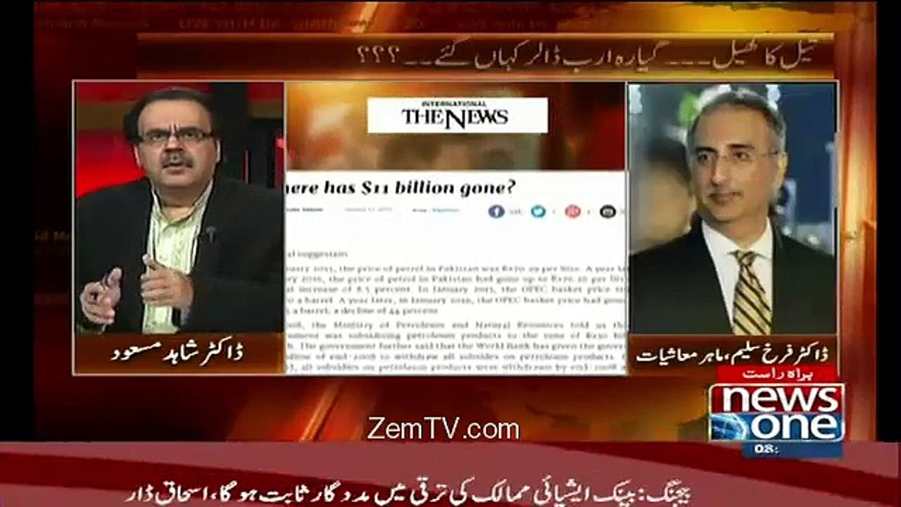 Govt Kitne Arab Dollar Petrol Prices Ki Hera Pheri Main Kha Chuki Hai-Farrukh Saleem