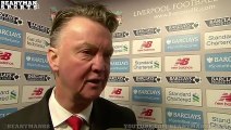 Liverpool 0-1 Man Utd - Louis van Gaal Post Match Interview - Win Means A Lot To us