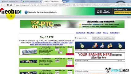 Earn money online in india for free with Neobux