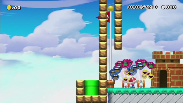 Super Mario Maker - Viewer Levels - Name: fhwomp-dash - ID: DFA9-0000-0193-E7CC