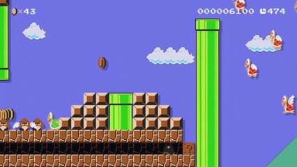 Super Mario Maker - Viewer Levels - Name: "Catch That Beetle" - ID: 9C1D-0000-010C-150F