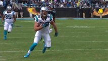 Cam Newton hits Greg Olsen for 27 yards