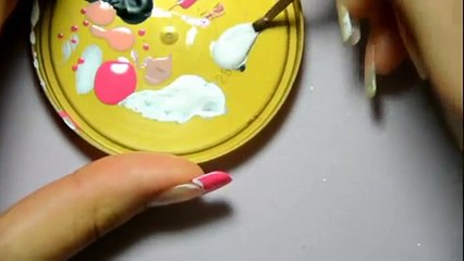 Candy pink French manicure - Nail Art Tutorial
