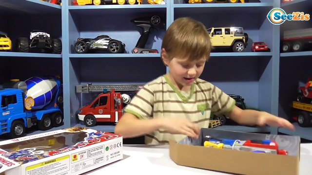 ✔ Трансформеры. Распаковка Оптимус Прайм с Игорьком - Transformer OPTIMUS PRIME Soft Bullet Blaster