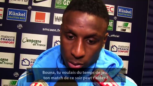 La réaction de Bouna Sarr après Caen / OM (1-3)