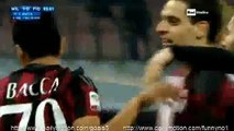 Carlos Bacca Goal AC Milan 1 - 0 Fiorentina Serie A 17-1-2016