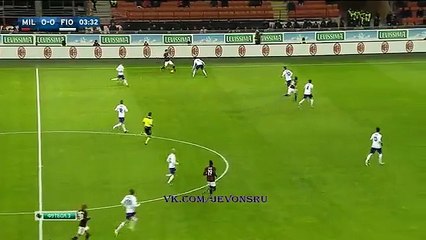 Carlos Bacca GOAL | Milan 1 - 0 Fiorentina