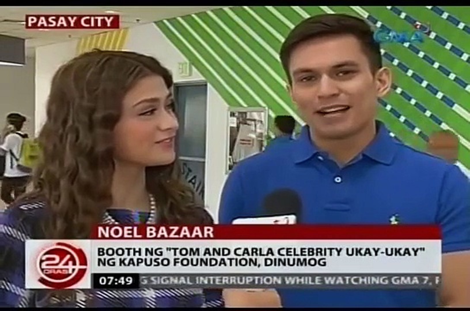 24Oras: Stand ng Tom et Carla Célébrité Ukay Ukay ng Kapuso Fondation, dinumog