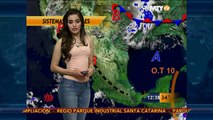 Fannia Lozano y el clima en Las Noticias Monterrey 12:30 PM 26-Jul-2013 Full HD