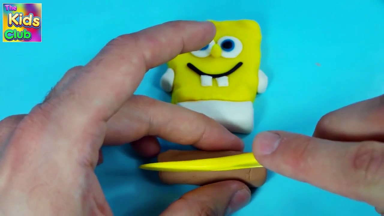 Play Doh Nickelodeon Spongebob Squarepants Toy Playdough Creation