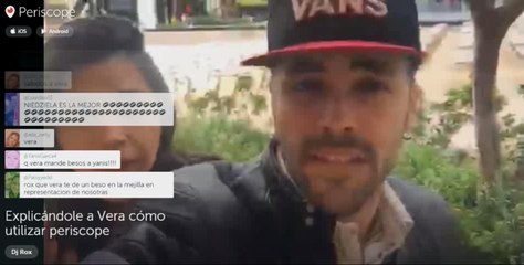 Vera y Rossana en periscope (México) 16-01-2016