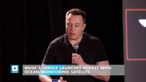 Musk’s SpaceX Launches Rocket With Ocean-Monitoring Satellite