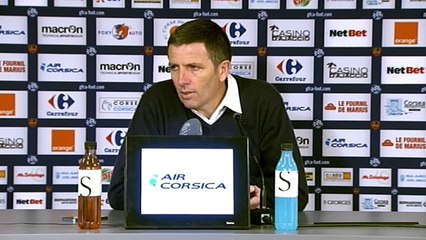 Gazélec Ajaccio 2-2 Stade de Reims : la réaction de T. Laurey