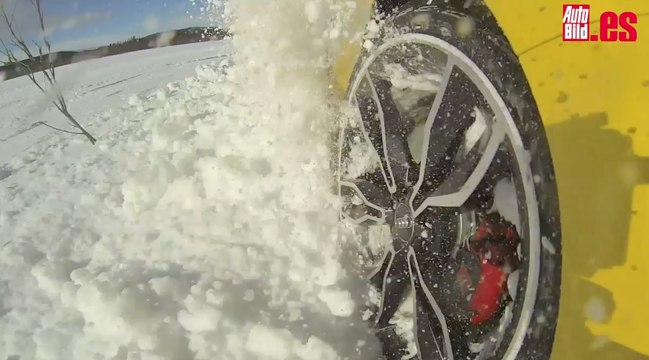 Prueba del nuevo Audi S1 en hielo