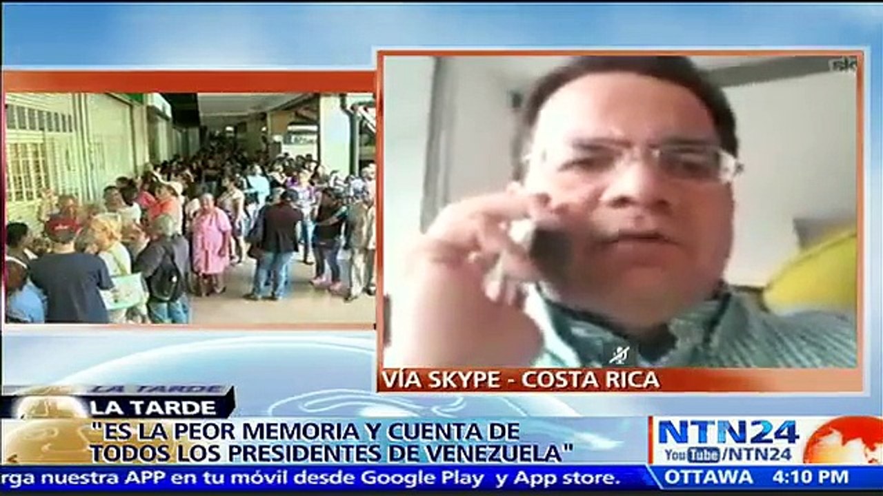 La única salida posible a la crisis es que Maduro “renuncie”: exiliado político ‘El Gato’ Briceño a NTN24